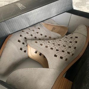 Grey Perforated Chique boots